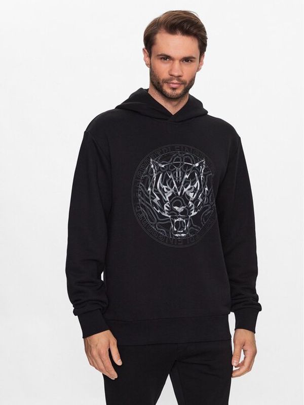 Plein Sport Plein Sport Суитшърт Tiger PACC MJB3021 SJO001N Черен Regular Fit