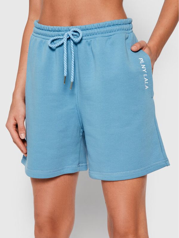 PLNY LALA PLNY LALA Спортни шорти Shorty PL-SI-SH-00008 Син Loose Fit