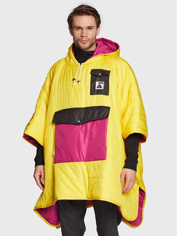 Poler Poler Пончо 223ACU5601 Жълт Relaxed Fit