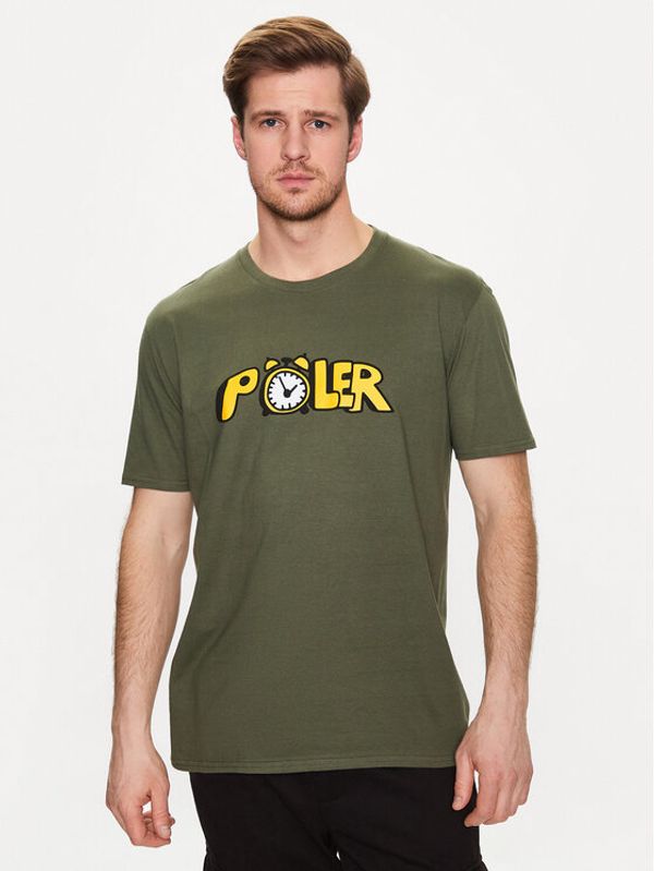Poler Poler Тишърт 231APM2001 Зелен Regular Fit