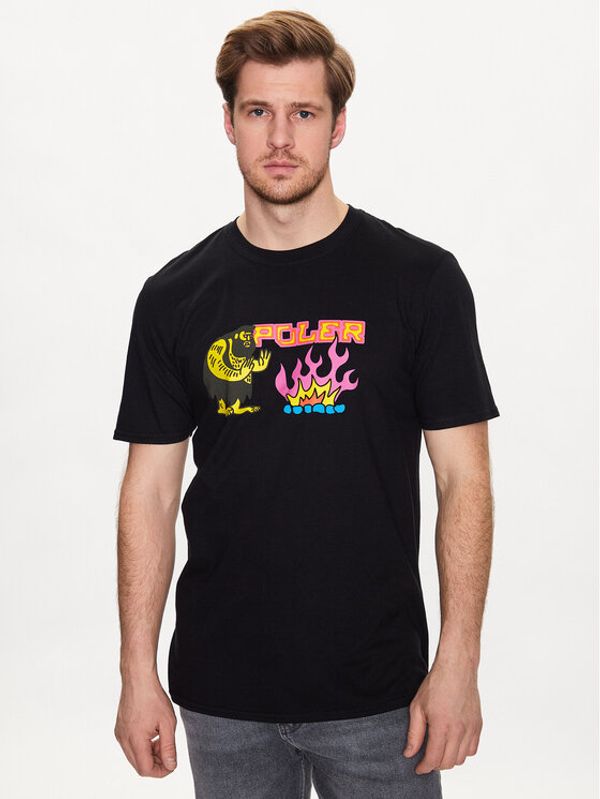 Poler Poler Тишърт 231APM2003 Черен Regular Fit