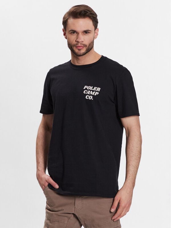 Poler Poler Тишърт 231APM2011 Черен Regular Fit