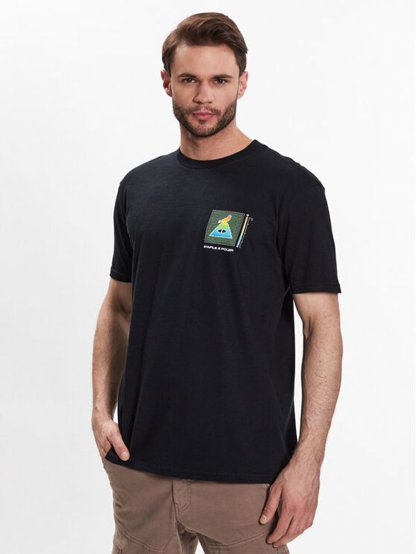 Poler Poler Тишърт 231CLM2001 Черен Regular Fit