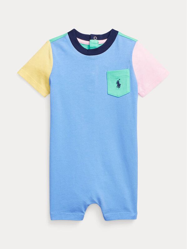 Polo Ralph Lauren Polo Ralph Lauren Бебешки гащеризон без стъпала 320873933002 Син Regular Fit