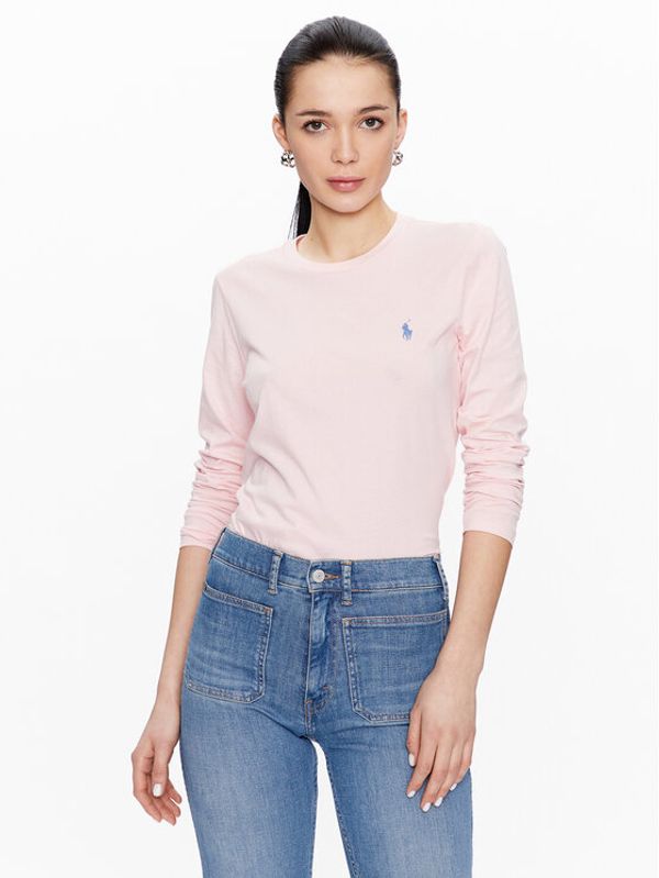 Polo Ralph Lauren Polo Ralph Lauren Блуза 211898699006 Розов Regular Fit