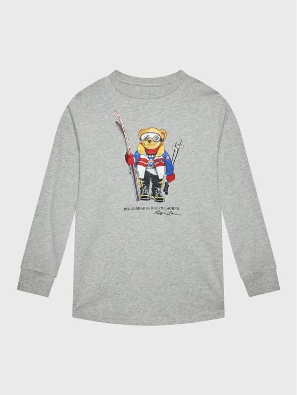 Polo Ralph Lauren Polo Ralph Lauren Блуза 321883620001 Сив Regular Fit