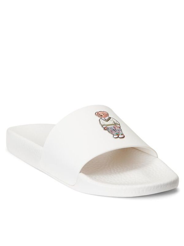Polo Ralph Lauren Polo Ralph Lauren Чехли Polo Slide 809892944002 Бял