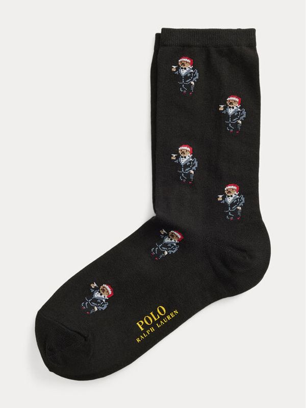 Polo Ralph Lauren Polo Ralph Lauren Чорапи дълги дамски 455899196002 Черен