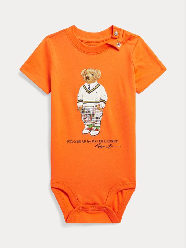 Polo Ralph Lauren Polo Ralph Lauren Детско боди 320865748002 Оранжев Regular Fit