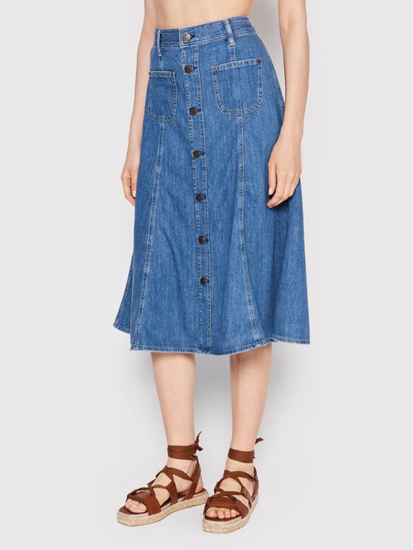 Polo Ralph Lauren Polo Ralph Lauren Дънкова пола 211863244001 Син Regular Fit