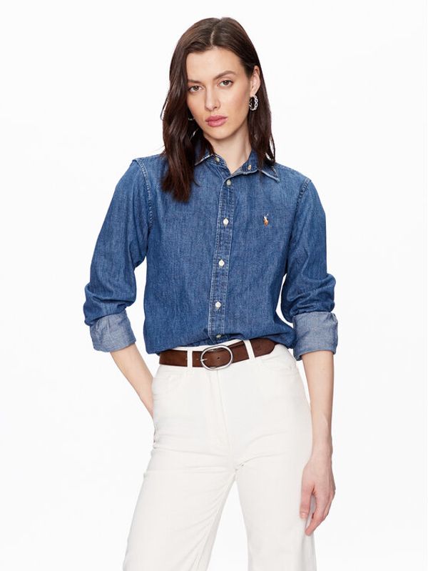 Polo Ralph Lauren Polo Ralph Lauren дънкова риза 211899526001 Син Regular Fit