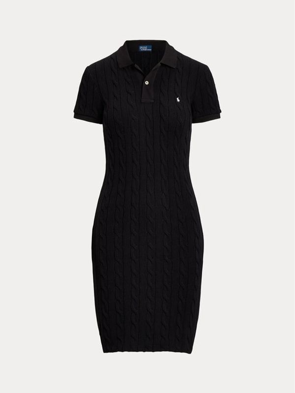 Polo Ralph Lauren Polo Ralph Lauren Ежедневна рокля 211905626001 Черен Regular Fit