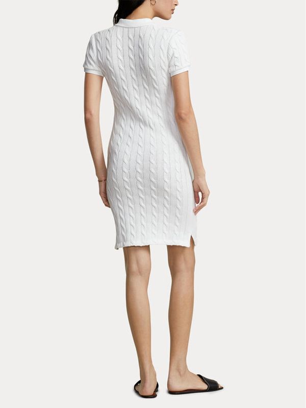 Polo Ralph Lauren Polo Ralph Lauren Ежедневна рокля 211905626002 Бял Regular Fit