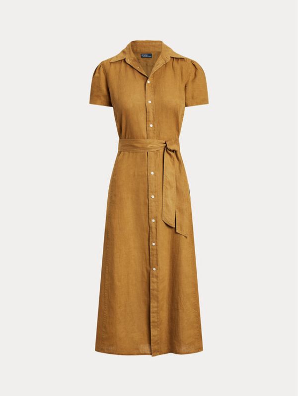 Polo Ralph Lauren Polo Ralph Lauren Ежедневна рокля 211914215001 Кафяв Regular Fit