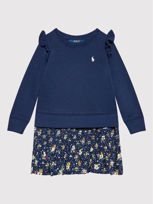 Polo Ralph Lauren Polo Ralph Lauren Ежедневна рокля 312877816001 Тъмносин Regular Fit