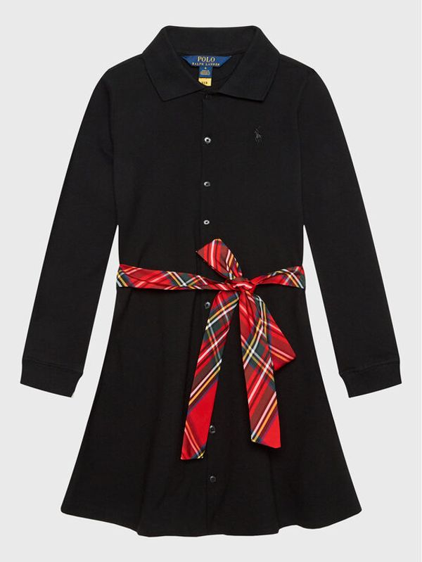 Polo Ralph Lauren Polo Ralph Lauren Ежедневна рокля 312877971001 Черен Regular Fit