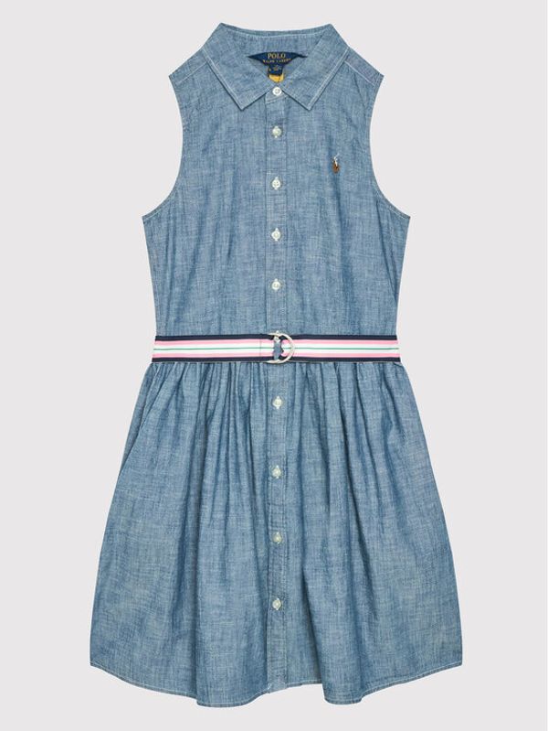 Polo Ralph Lauren Polo Ralph Lauren Ежедневна рокля 313860106001 Син Regular Fit