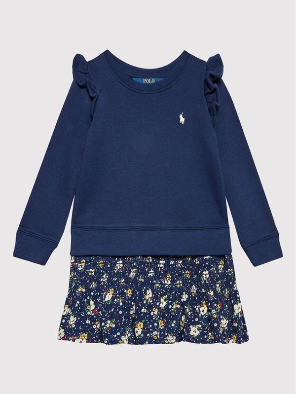 Polo Ralph Lauren Polo Ralph Lauren Ежедневна рокля 313877816001 Тъмносин Regular Fit