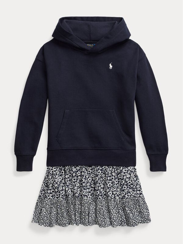 Polo Ralph Lauren Polo Ralph Lauren Ежедневна рокля 313890266001 Тъмносин Regular Fit