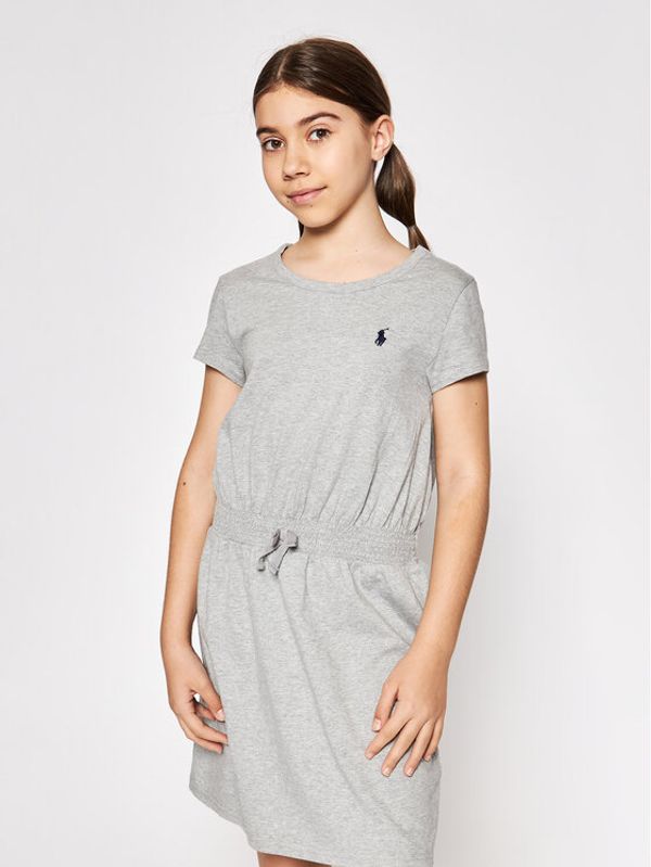Polo Ralph Lauren Polo Ralph Lauren Ежедневна рокля Play 313837203004 Сив Regular Fit