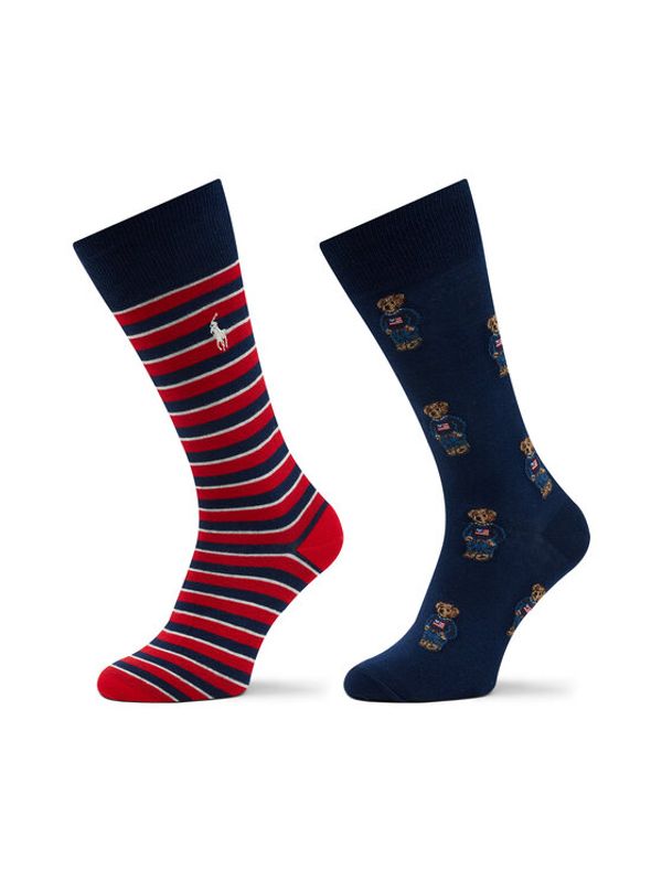 Polo Ralph Lauren Polo Ralph Lauren Комплект 2 чифта дълги чорапи мъжки 449892838001 Цветен