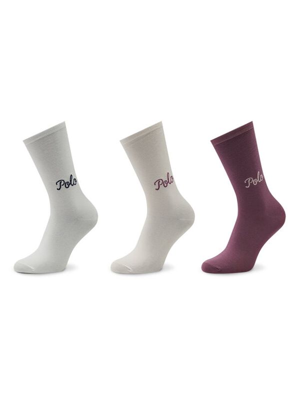 Polo Ralph Lauren Polo Ralph Lauren Комплект 3 чифта дълги чорапи дамски 455888851001 Цветен