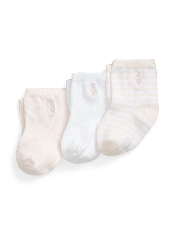 Polo Ralph Lauren Polo Ralph Lauren Комплект 3 чифта дълги чорапи детски 445896761001 Цветен