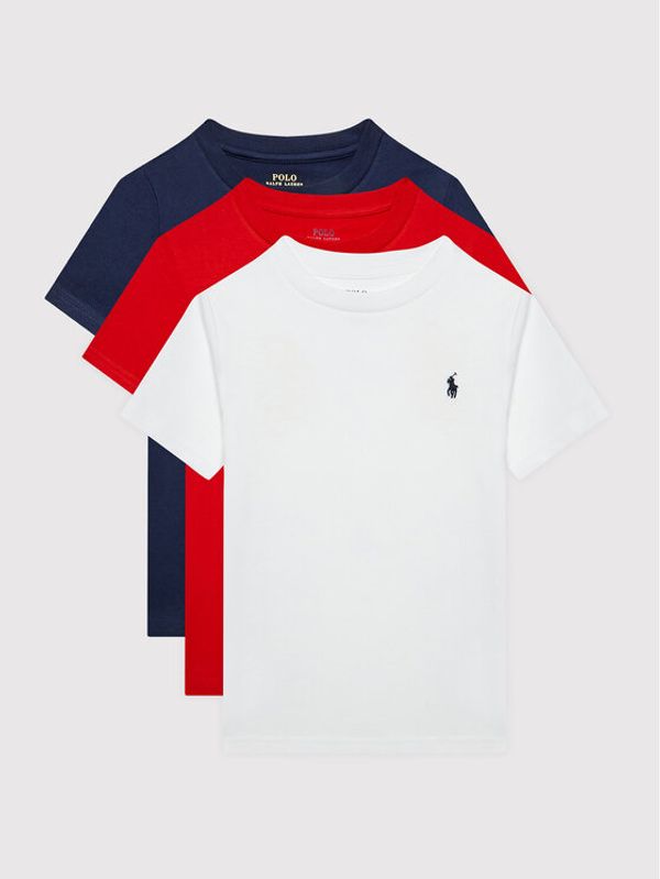 Polo Ralph Lauren Polo Ralph Lauren Комплект 3 тишърти 321884456001 Цветен Regular Fit