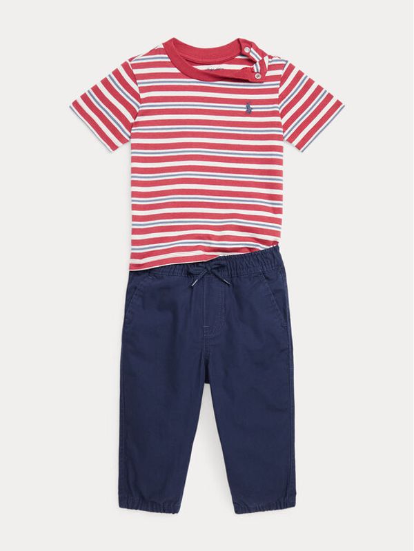 Polo Ralph Lauren Polo Ralph Lauren Комплект от тишърт и панталони 320891731001 Червен Regular Fit