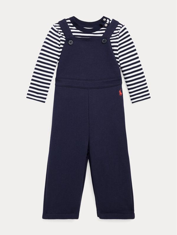 Polo Ralph Lauren Polo Ralph Lauren Комплект тишърт и гащеризон 320891728001 Тъмносин Regular Fit