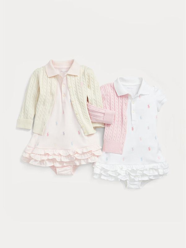 Polo Ralph Lauren Polo Ralph Lauren Лятна рокля 310676237002 Бял Regular Fit