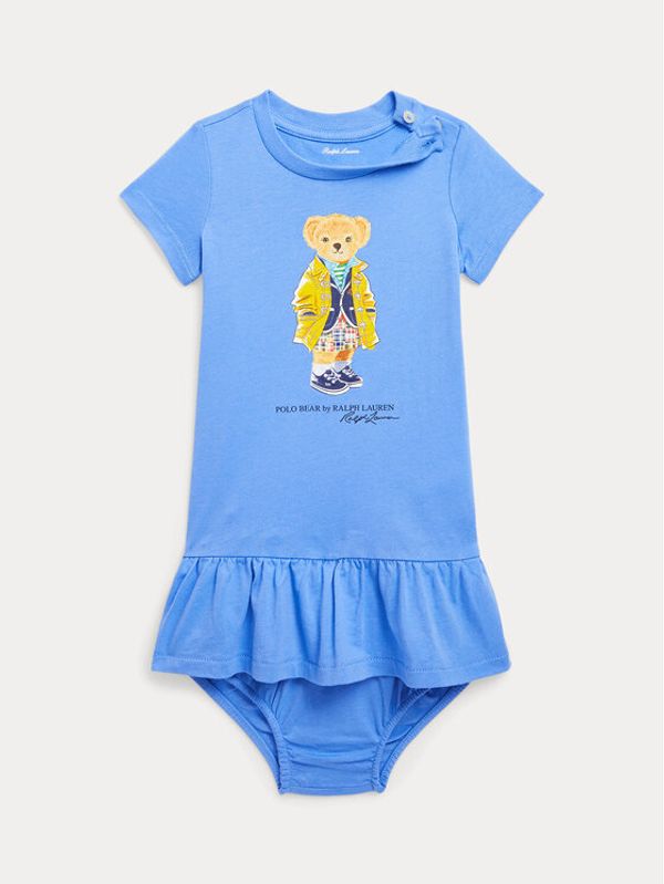 Polo Ralph Lauren Polo Ralph Lauren Лятна рокля 310901146001 Син Regular Fit