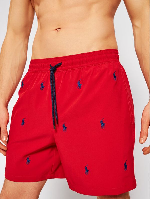 Polo Ralph Lauren Polo Ralph Lauren Плувни шорти Traveler 710835129001 Червен Regular Fit