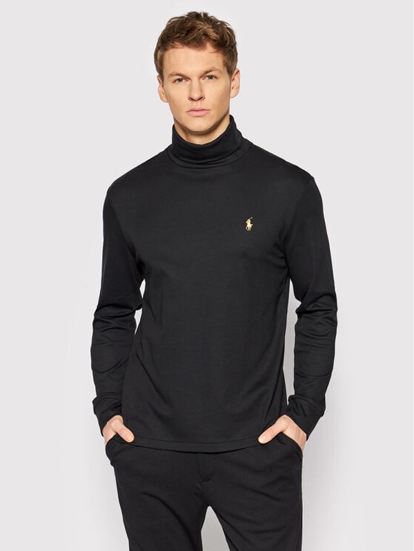 Polo Ralph Lauren Polo Ralph Lauren Поло 710853205001 Черен Slim Fit