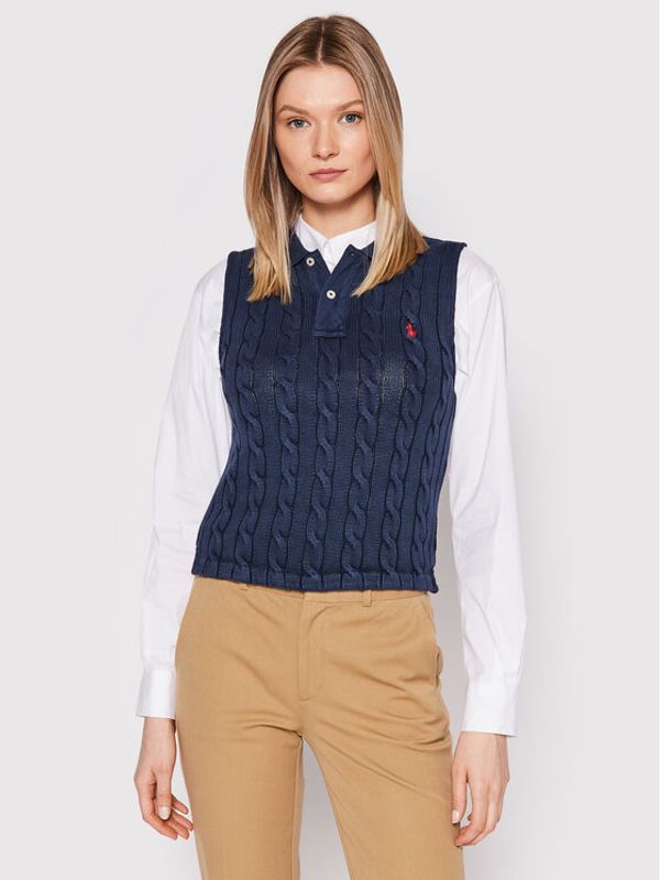 Polo Ralph Lauren Polo Ralph Lauren Пуловер 211863281002 Тъмносин Regular Fit