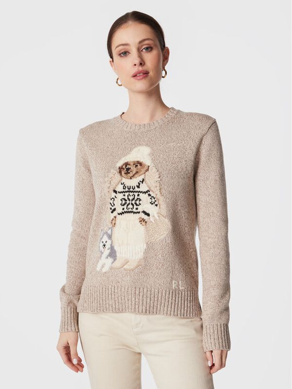 Polo Ralph Lauren Polo Ralph Lauren Пуловер 211881622 Бежов Regular Fit