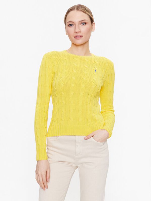 Polo Ralph Lauren Polo Ralph Lauren Пуловер 211891640007 Жълт Regular Fit