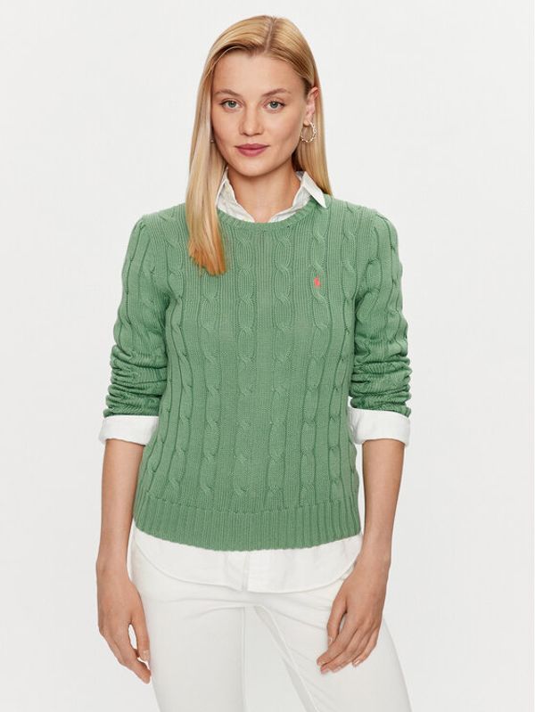Polo Ralph Lauren Polo Ralph Lauren Пуловер 211891640015 Зелен Regular Fit