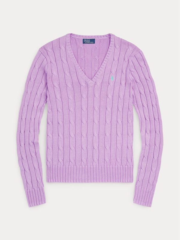 Polo Ralph Lauren Polo Ralph Lauren Пуловер 211891641011 Виолетов Slim Fit