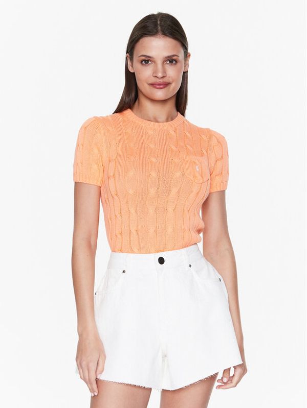 Polo Ralph Lauren Polo Ralph Lauren Пуловер 211895379001 Оранжев Slim Fit