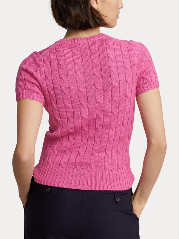 Polo Ralph Lauren Polo Ralph Lauren Пуловер 211895379003 Розов Slim Fit