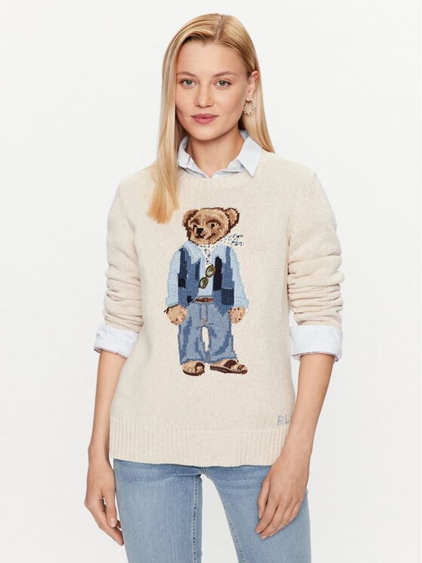 Polo Ralph Lauren Polo Ralph Lauren Пуловер 211906075001 Бежов Regular Fit