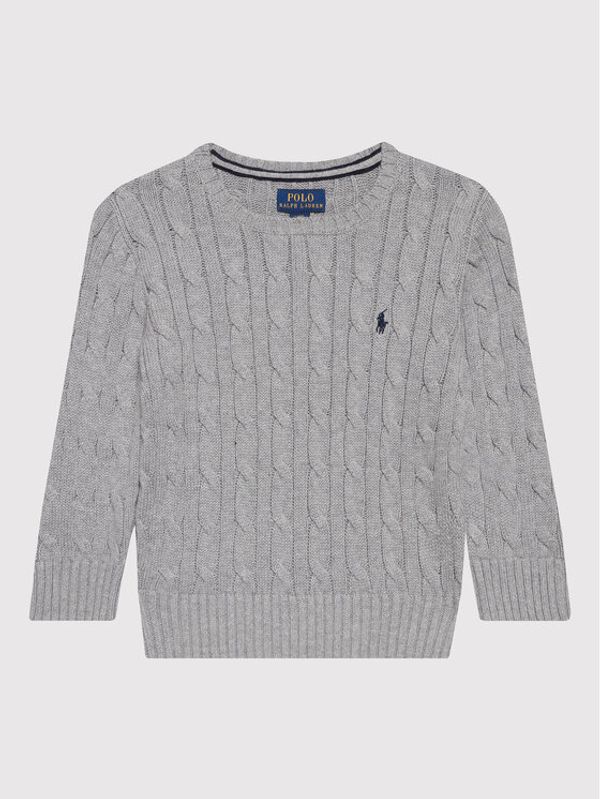 Polo Ralph Lauren Polo Ralph Lauren Пуловер 321702674041 Сив Regular Fit