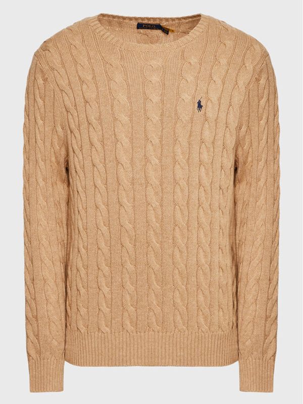 Polo Ralph Lauren Polo Ralph Lauren Пуловер 710775885014 Бежов Regular Fit