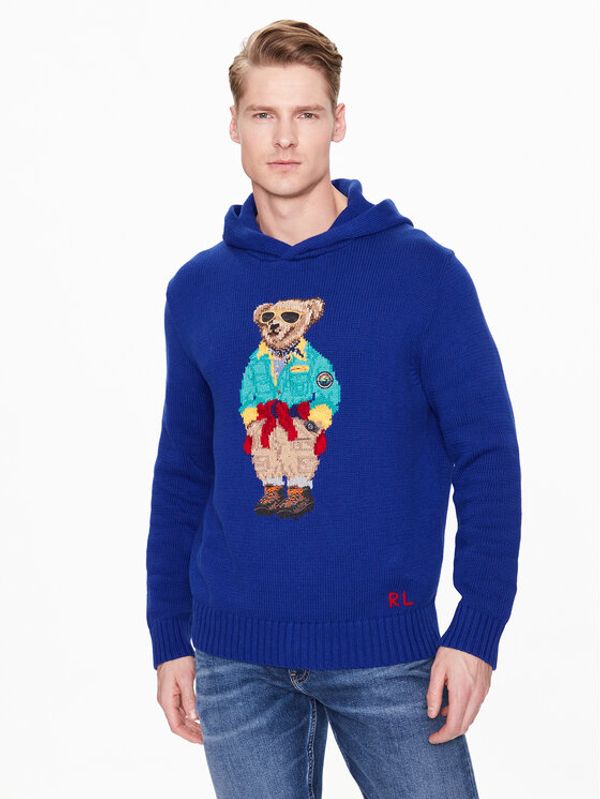 Polo Ralph Lauren Polo Ralph Lauren Пуловер 710890568001 Син Regular Fit