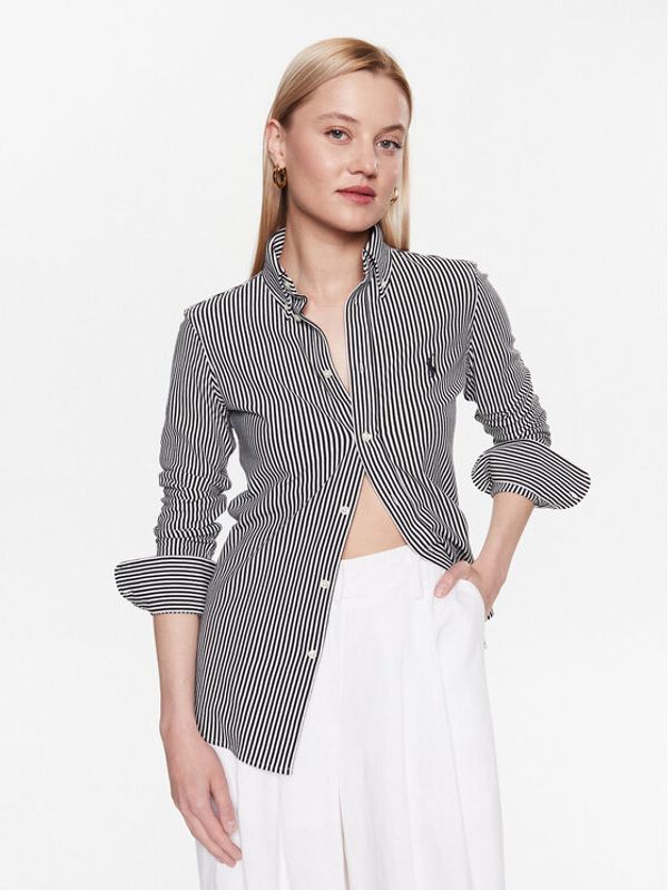 Polo Ralph Lauren Polo Ralph Lauren Риза 211664416006 Черен Regular Fit