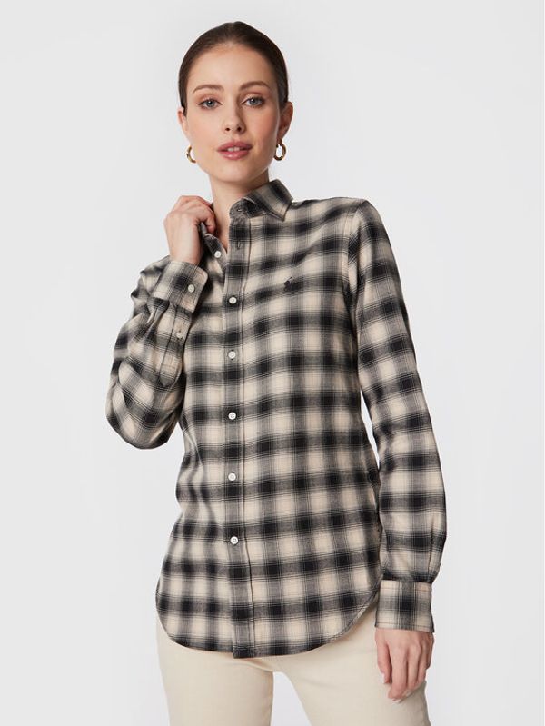 Polo Ralph Lauren Polo Ralph Lauren Риза 211883933002 Бежов Regular Fit