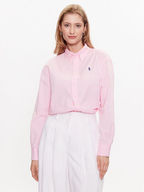 Polo Ralph Lauren Polo Ralph Lauren Риза 211915947001 Розов Regular Fit