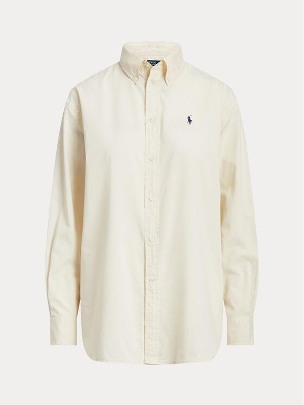 Polo Ralph Lauren Polo Ralph Lauren Риза 211916277012 Екрю Regular Fit