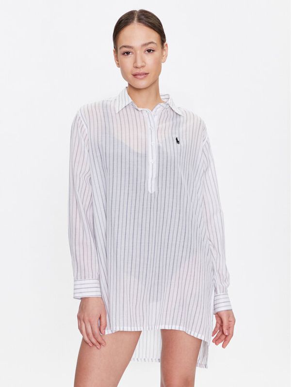 Polo Ralph Lauren Polo Ralph Lauren Риза 21260374 Бял Relaxed Fit